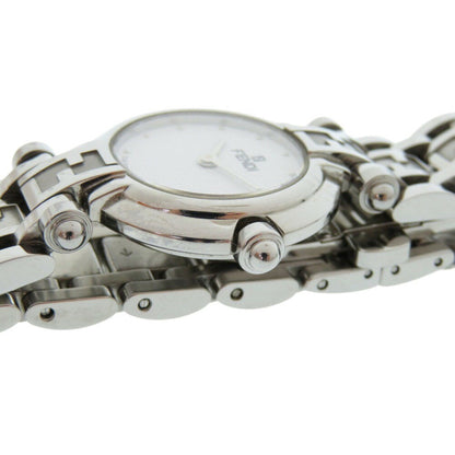 Fendi 750L Zucca Stainless Steel White Quartz Watch 1501Fendi