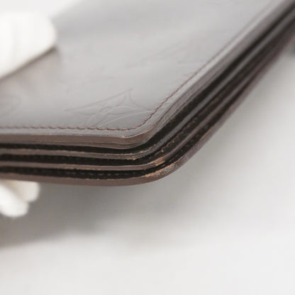 Louis Vuitton Monogram Glace Leather Hoist Long Wallet M66450 Cafe