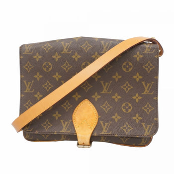 Louis Vuitton Monogram Cartouchiere Gm Shoulder Bag M51252 Brown