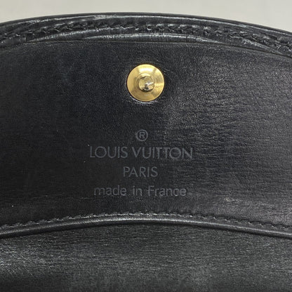 Louis Vuitton Epi Wallet/Coin Case Porte Carte Sample M63512 Noir
