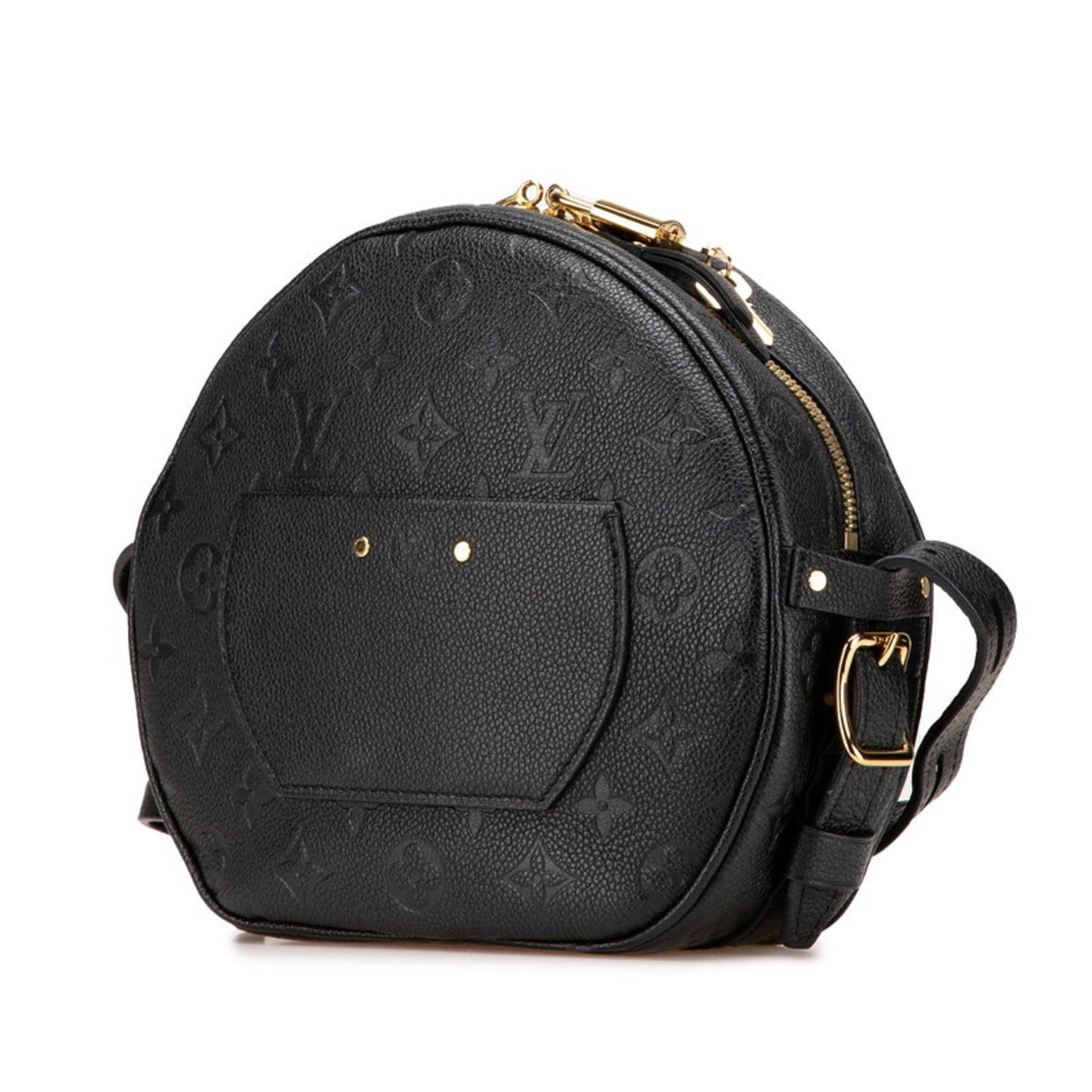 Louis Vuitton Monogram Empreinte Boite Chapeau Souple Mm Crossbody Shoulder Bag M45649 Noir Black