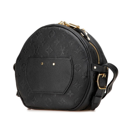 Louis Vuitton Monogram Empreinte Boite Chapeau Souple Mm Crossbody Shoulder Bag M45649 Noir Black
