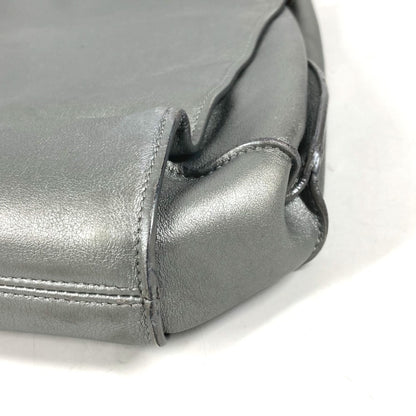 Bvlgari Bulgari Shoulder Bag Logo Turnlock Tote Leather
