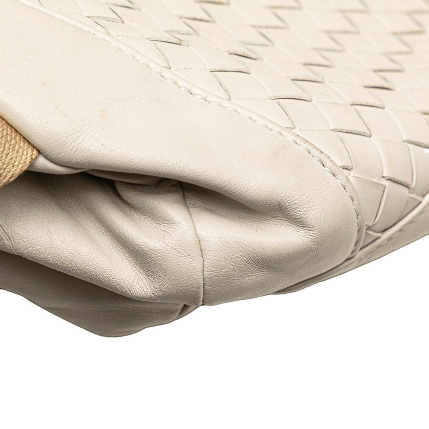 Bottega Veneta Intrecciato Waist Bag In White