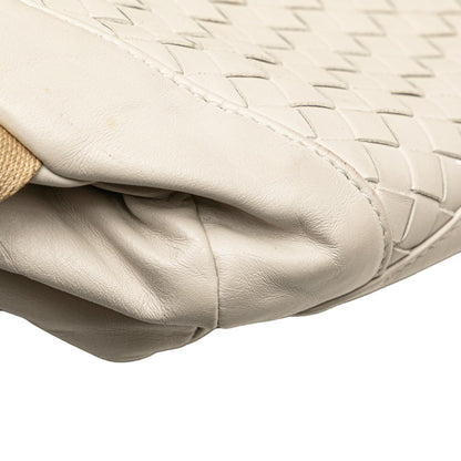 Bottega Veneta Intrecciato Waist Bag In White
