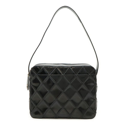Chanel Bicolore Shoulder Bag In Enamel And Patent Leather