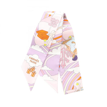 Hermes Herms Twilly Carres Volants Silk Scarf