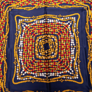 Chanel Jewelry Jewel Pattern Scarf