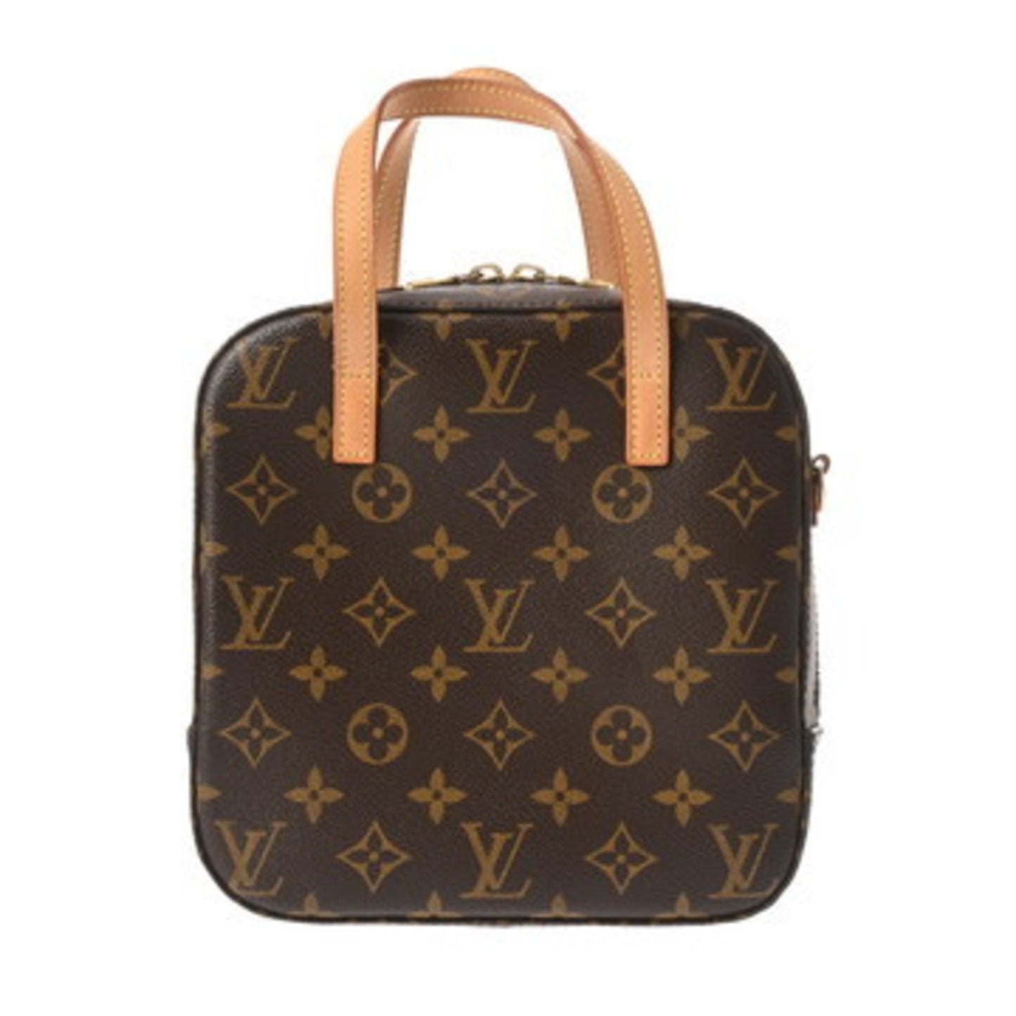 Louis Vuitton Monogram Spontini 2-Way Brown M47500 Women'S Canvas Handbag