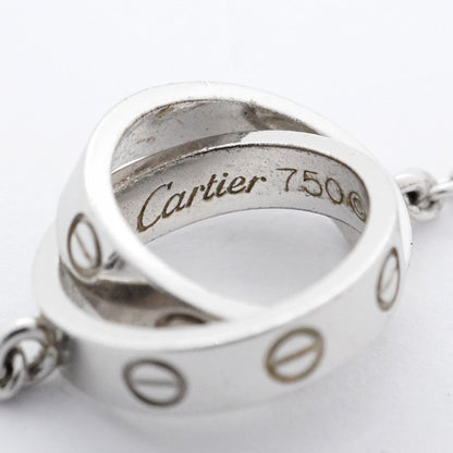 Cartier Baby Love Necklace In 18K White Gold