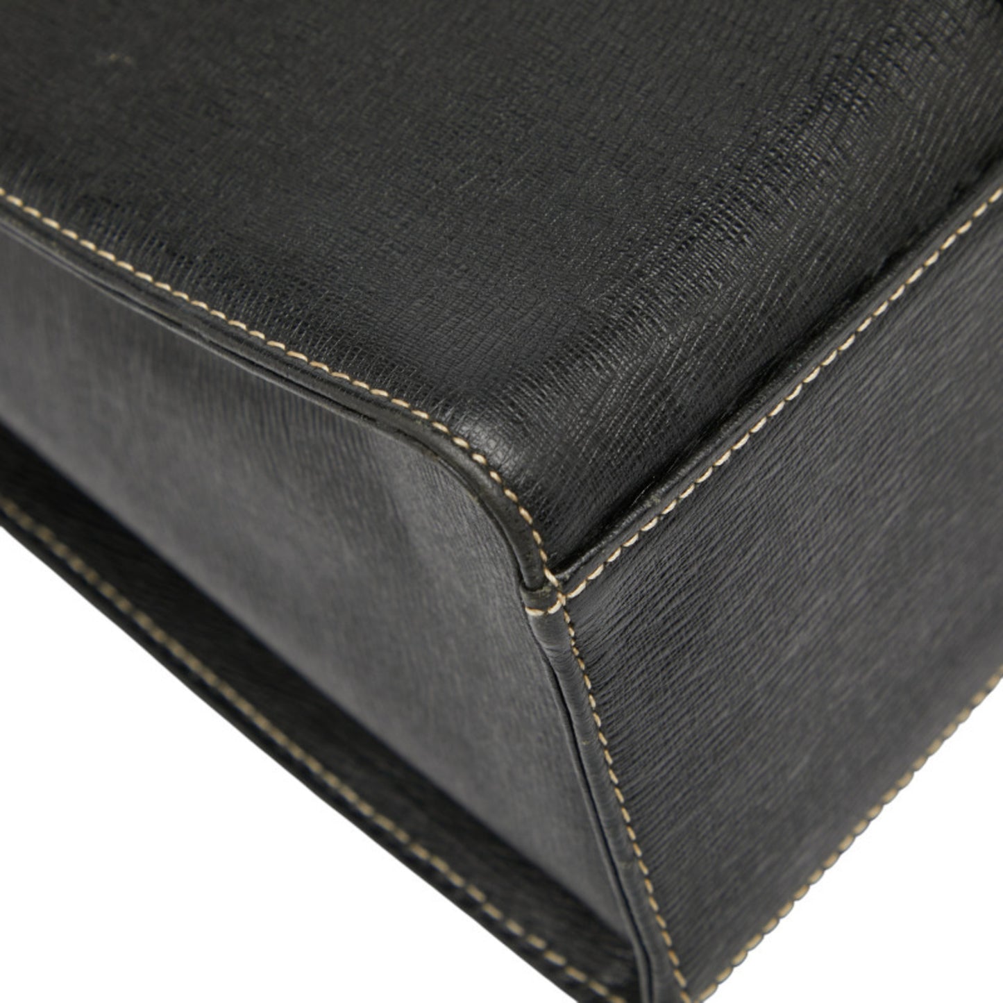 Burberry Nova Check Handbag In Black Leather