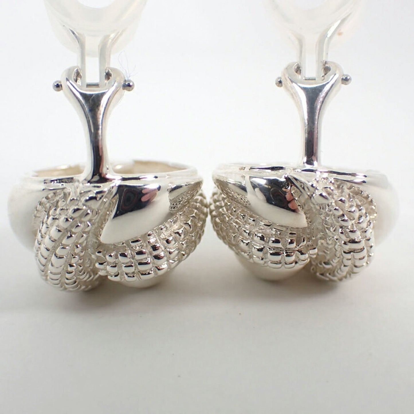 Tiffany 925 Twisted Rope Earrings