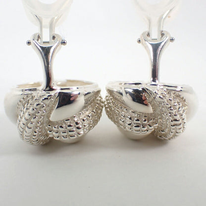 Tiffany 925 Twisted Rope Earrings