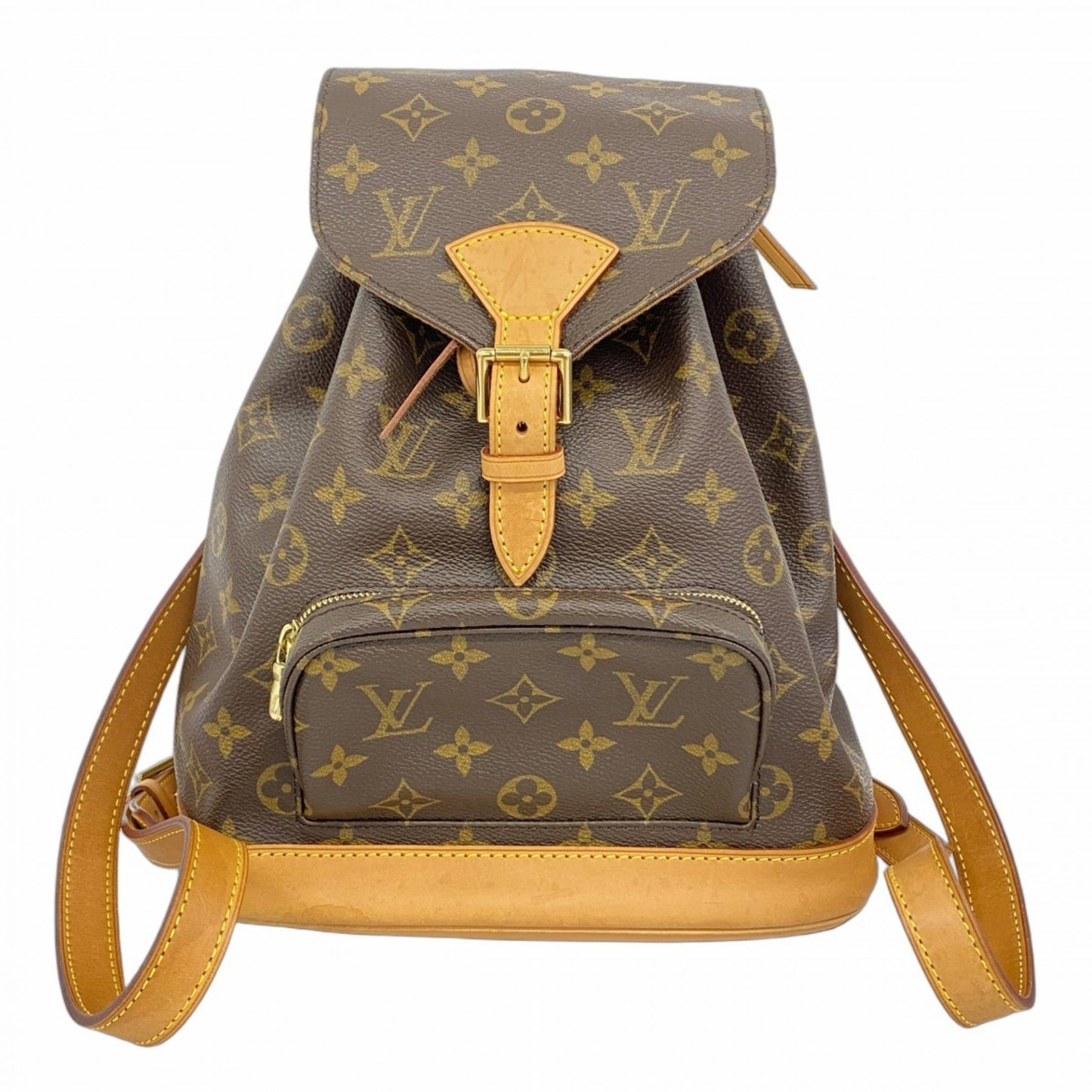 Louis Vuitton Monogram Montsouris Mm Backpack M51136 Brown