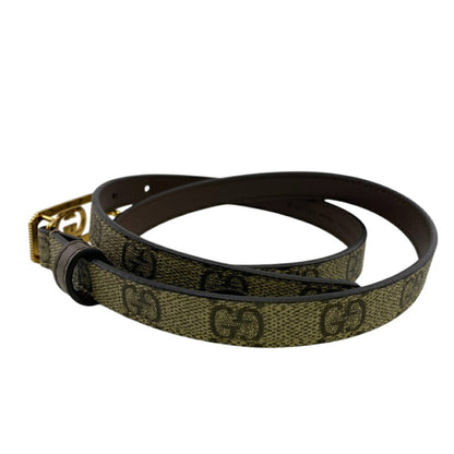 Gucci 751556 Interlocking G 75/30 Gg Supreme Belt Grey
