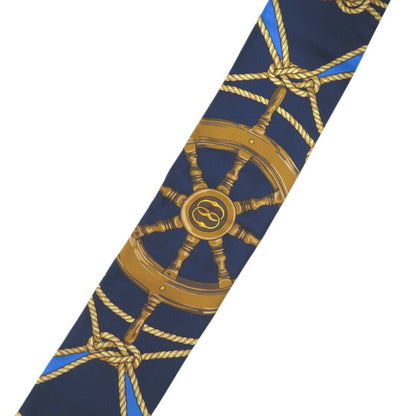 Bally Marine Print Scarf/Muffler