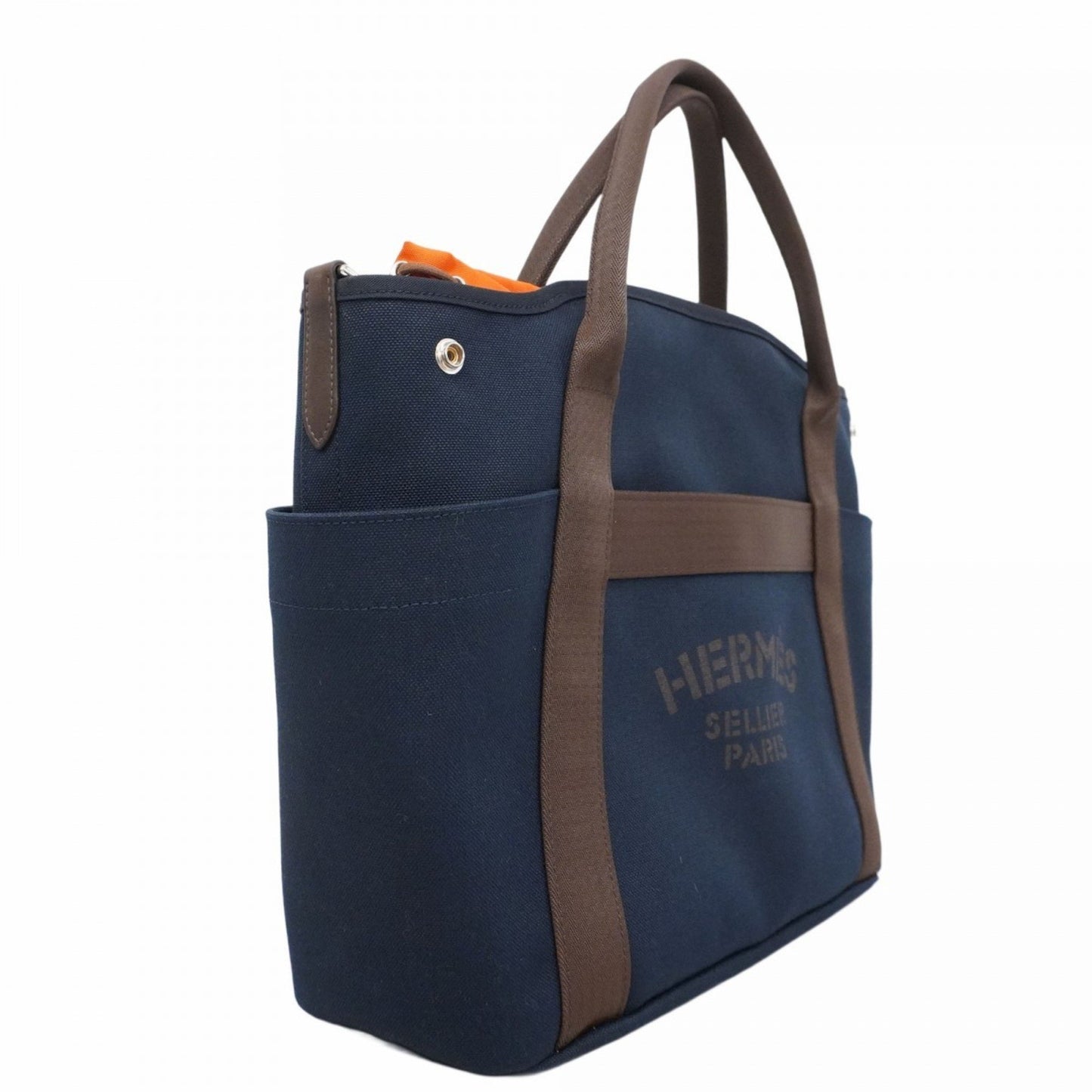Hermes Herms Sac De Pansage Canvas Tote Bag