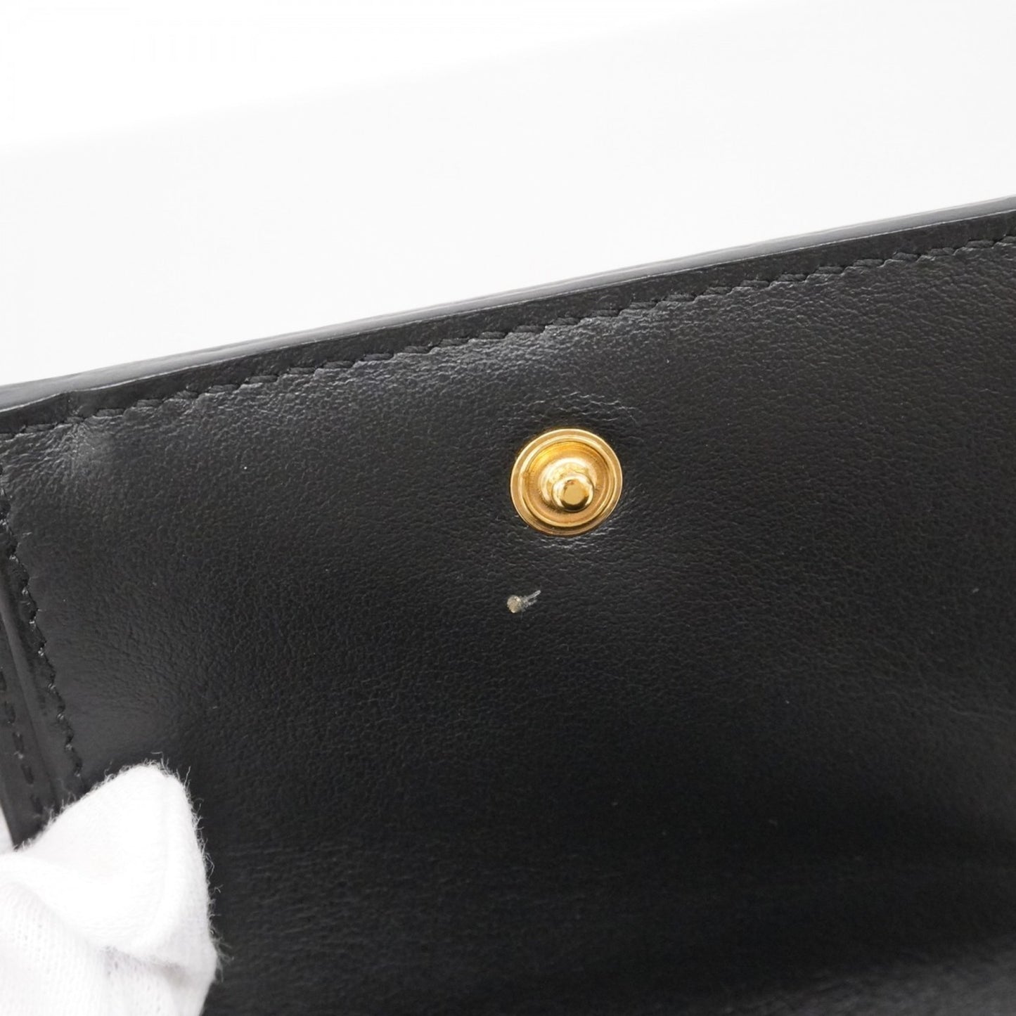 Fendi F Is Leather Tri-Fold Wallet