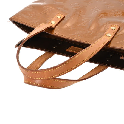 Louis Vuitton Monogram Vernis Reed Mm Bronze M91143 Women'S Handbag