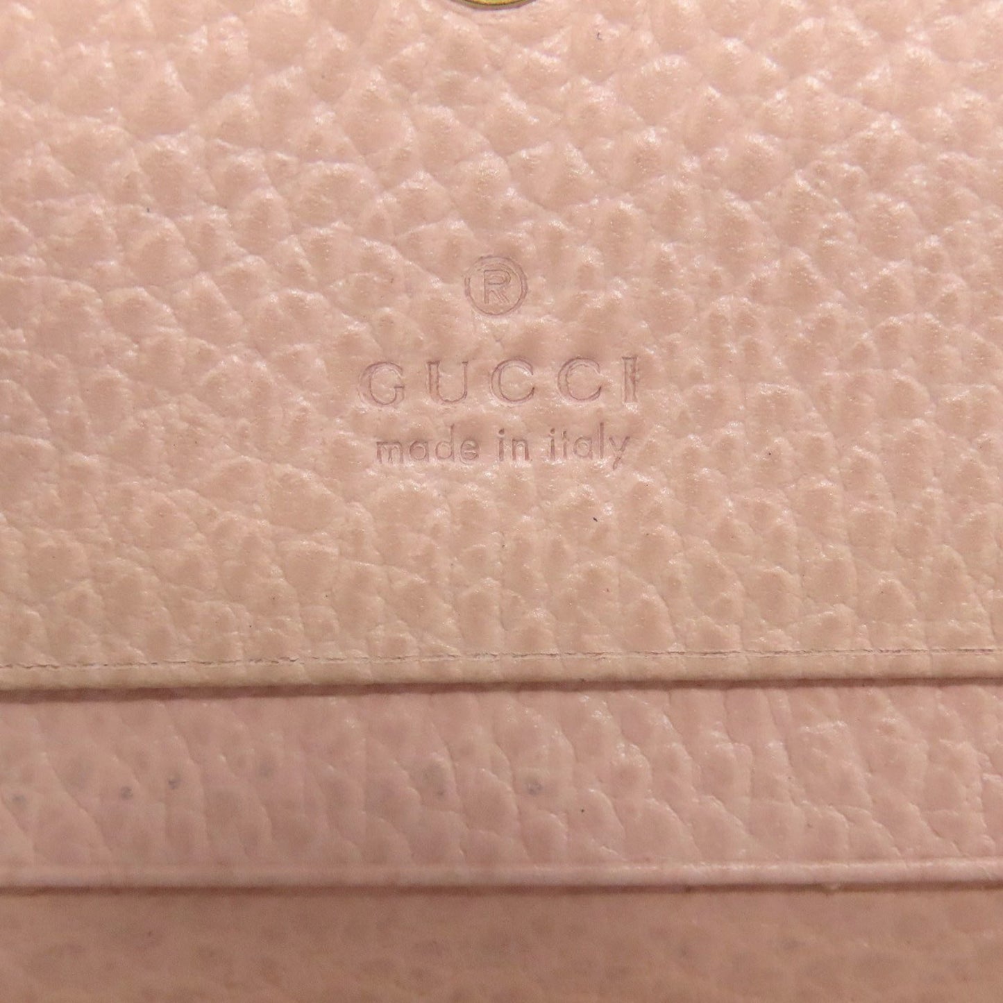 Gucci 456126 Gg Marmont Double G Bifold Wallet In Calfskin Leather