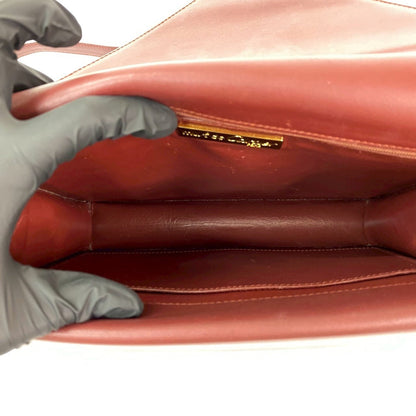 Cartier Must Line Calf Leather Shoulder Bag/Pochette/Sacoche Bordeaux 15002