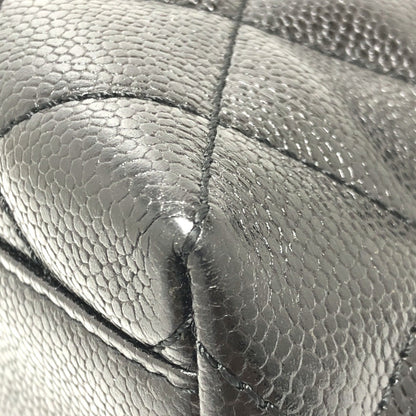 Chanel Cc Mark Cc Bag Tote Bag Hand Bag Black Goldhardware