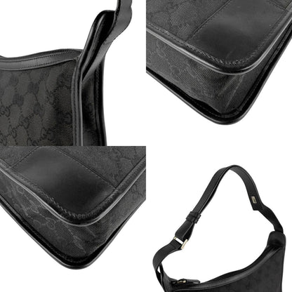 Gucci Gg Canvas And Leather Shoulder Bag
