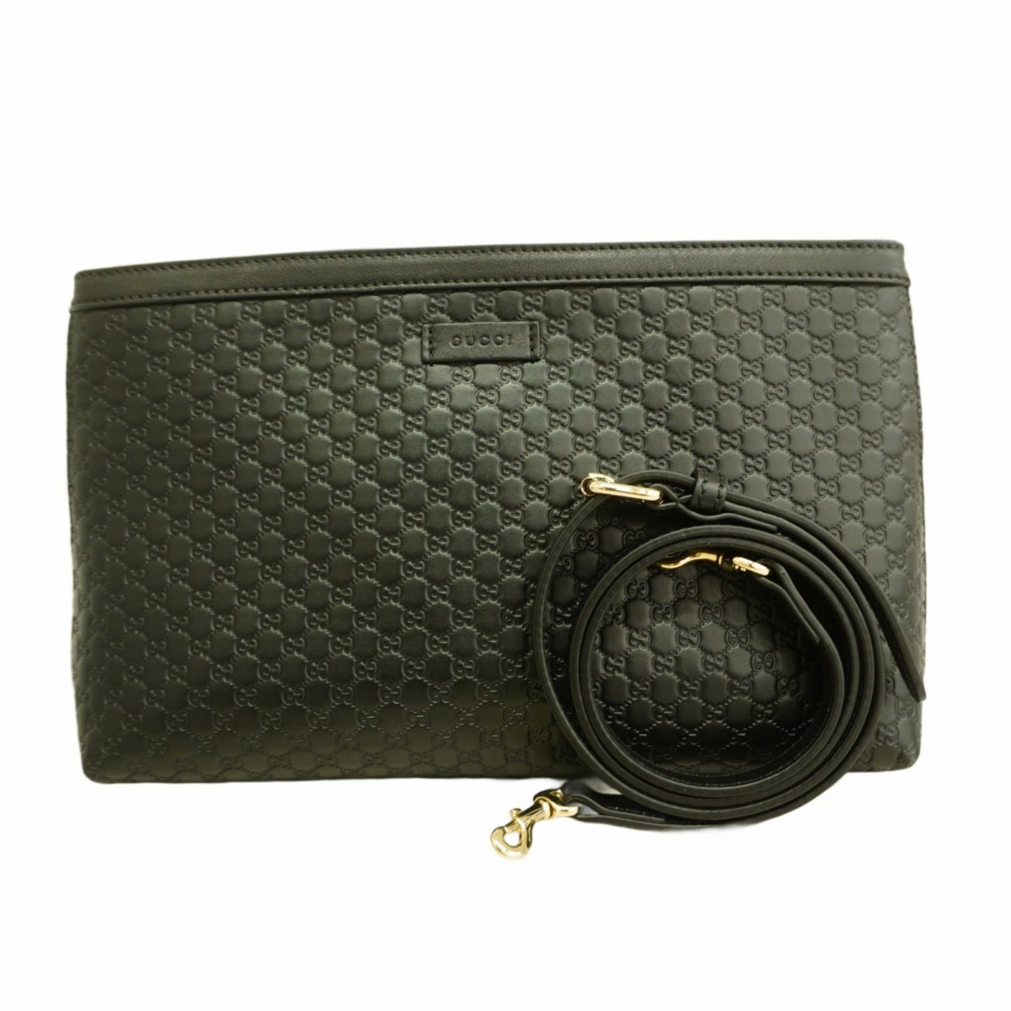 Leather Gucci Clutch Bag