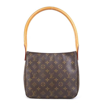 Louis Vuitton Louis Vuitton Shoulder Bag Monogram Looping Mm Canvas Brown Gold