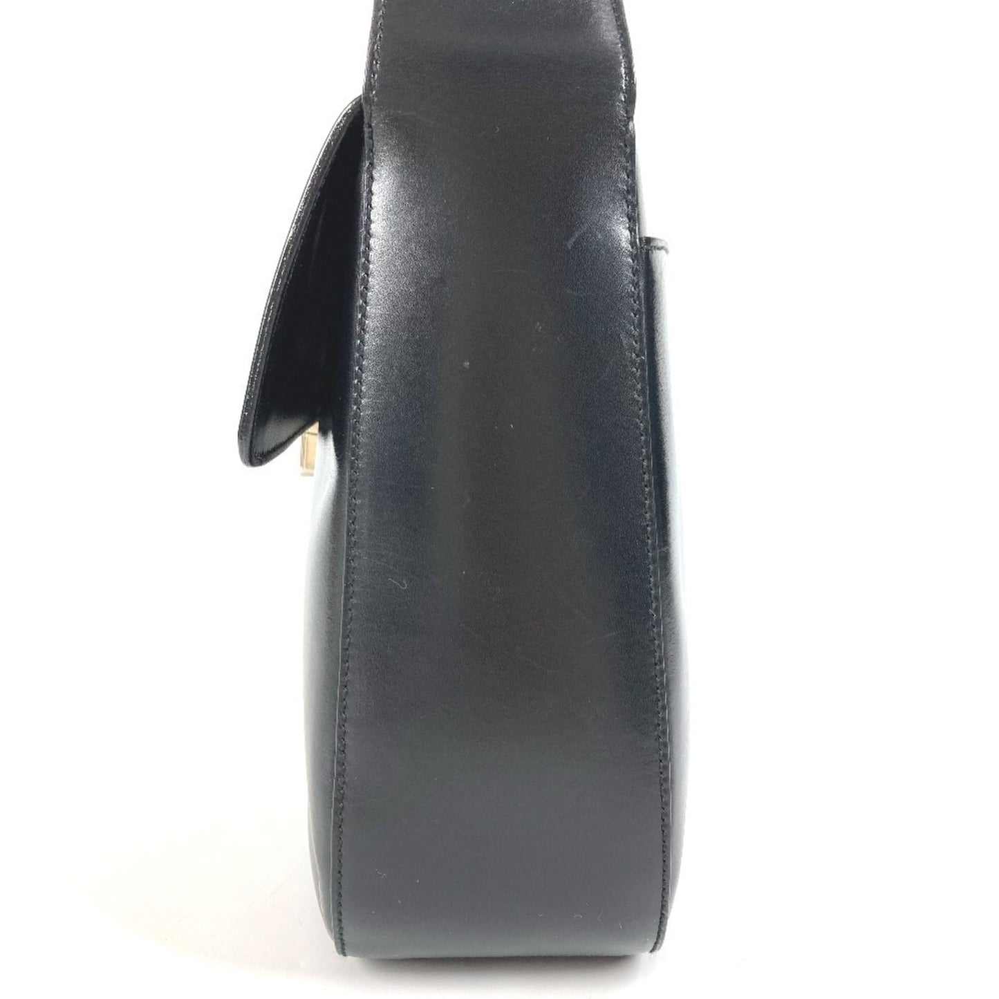 Prada B7470 Logo Flap Shoulder Bag In Leather