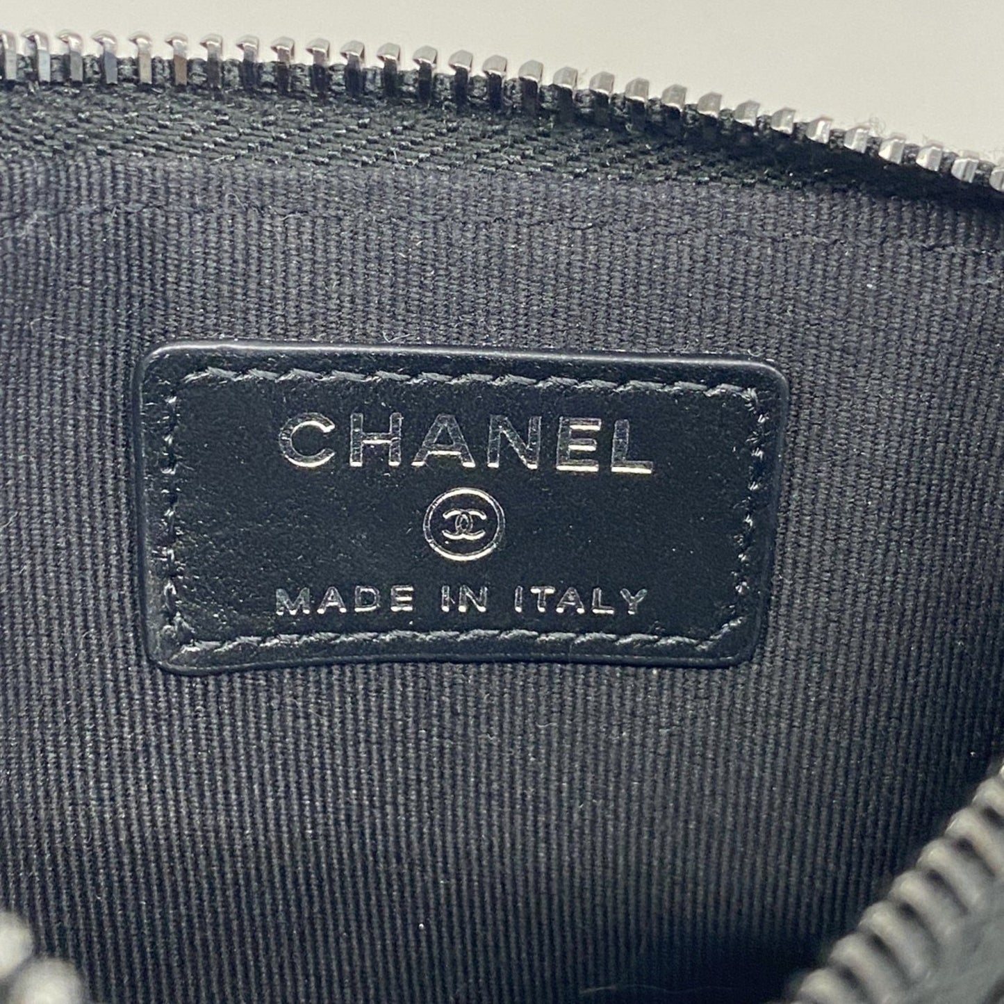 Chanel Wallet/Coin Case Matelasse Lambskin Black
