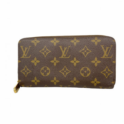 Louis Vuitton Monogram Zippy Wallet M41895 Brown Fuchsia