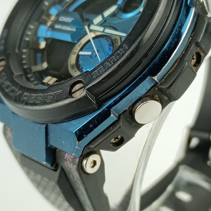 Casio Casio Watch G-Shock G-Steel G-Shock G-Steel Gst-200Cp-2Ajf Black & Blue Dial Resin Stainless