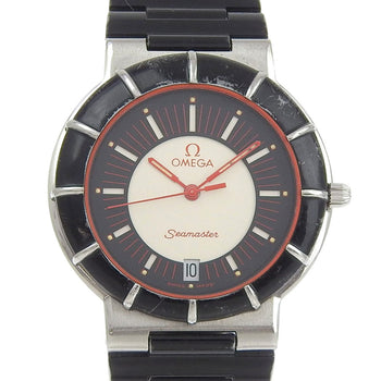 Omega Seamaster Dynamic Stainless Steel Watch With Quartz Movement