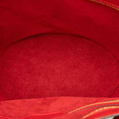 Louis Vuitton Epi Saint-Jacques Shopping Shoulder Bag Tote M52267 Castilian Red Leather