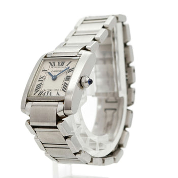 Cartier Tank Franaise Sm W51008Q3 Ivory Dial