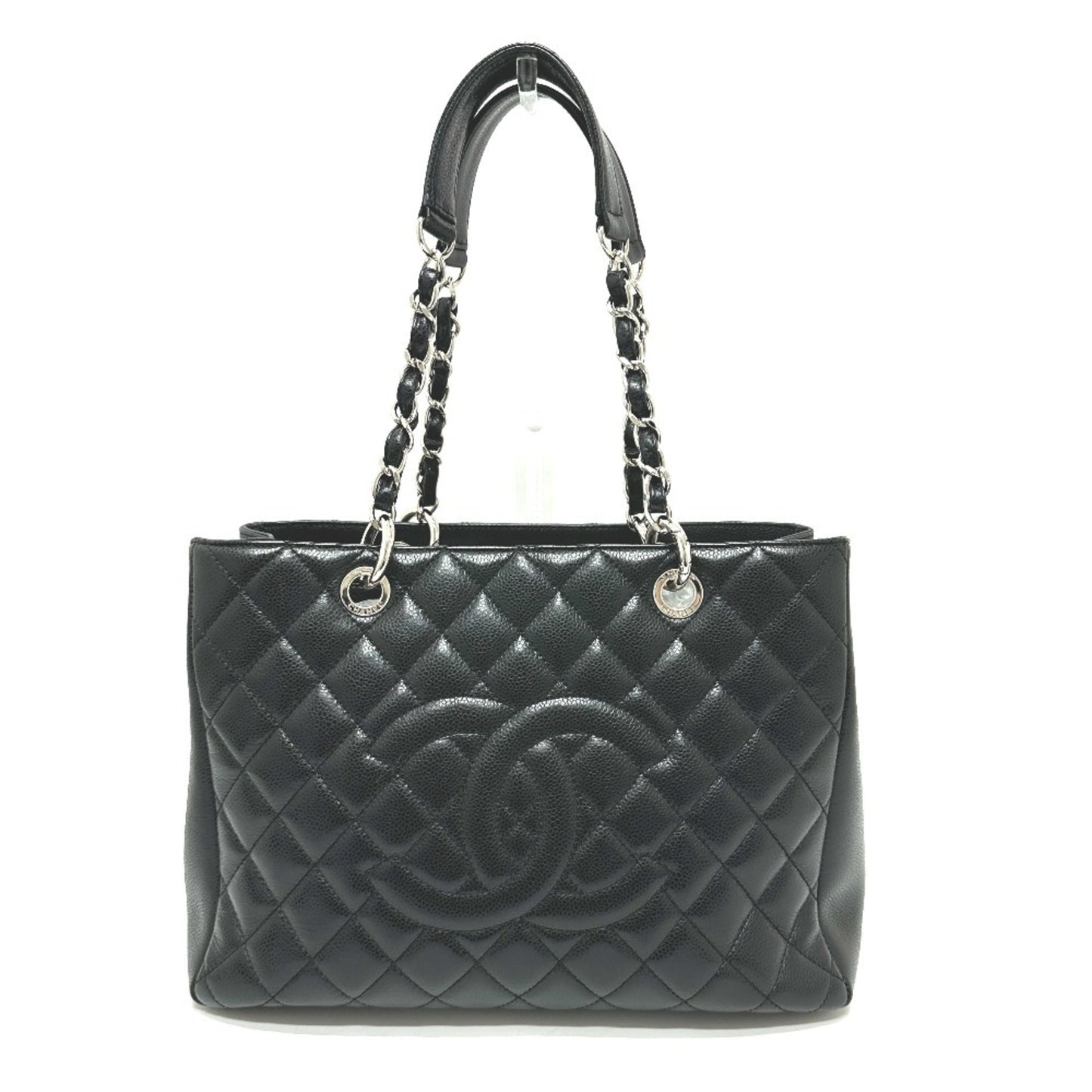 Chanel A50995 Cc Coco Mark Matelasse Gst Bag Chain Handbag Shoulder Tote Caviar Skin