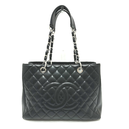 Chanel A50995 Cc Coco Mark Matelasse Gst Bag Chain Handbag Shoulder Tote Caviar Skin