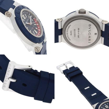 Bvlgari Bb40Atgmt Aluminum Gmt Watch