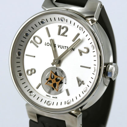 Louis Vuitton Tambour Moon Star Q8J10 Stainless Steel Quartz Watch