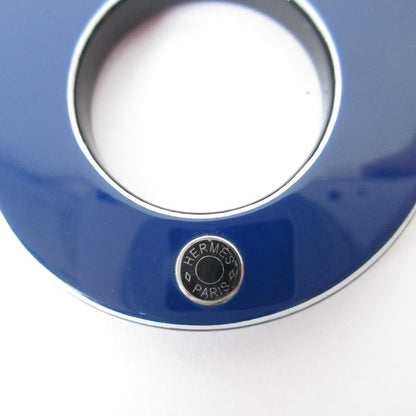 Hermes Variation Pendant Necklace Navy Red