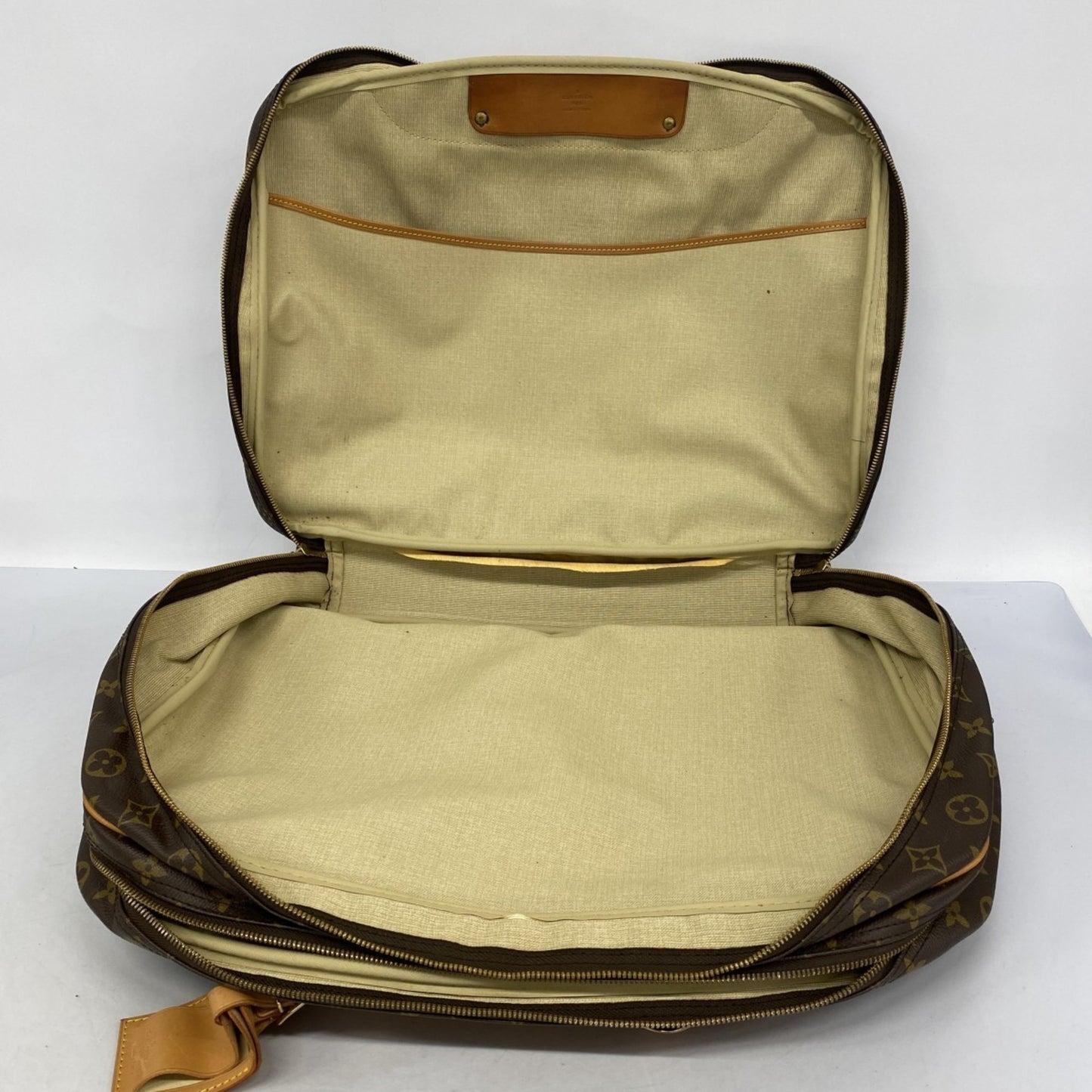 Louis Vuitton Monogram Alize 24H Boston Bag M41399 Brown