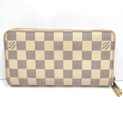 Louis Vuitton Damier Azur Zippy Wallet N60019 Long Round Ja-24953