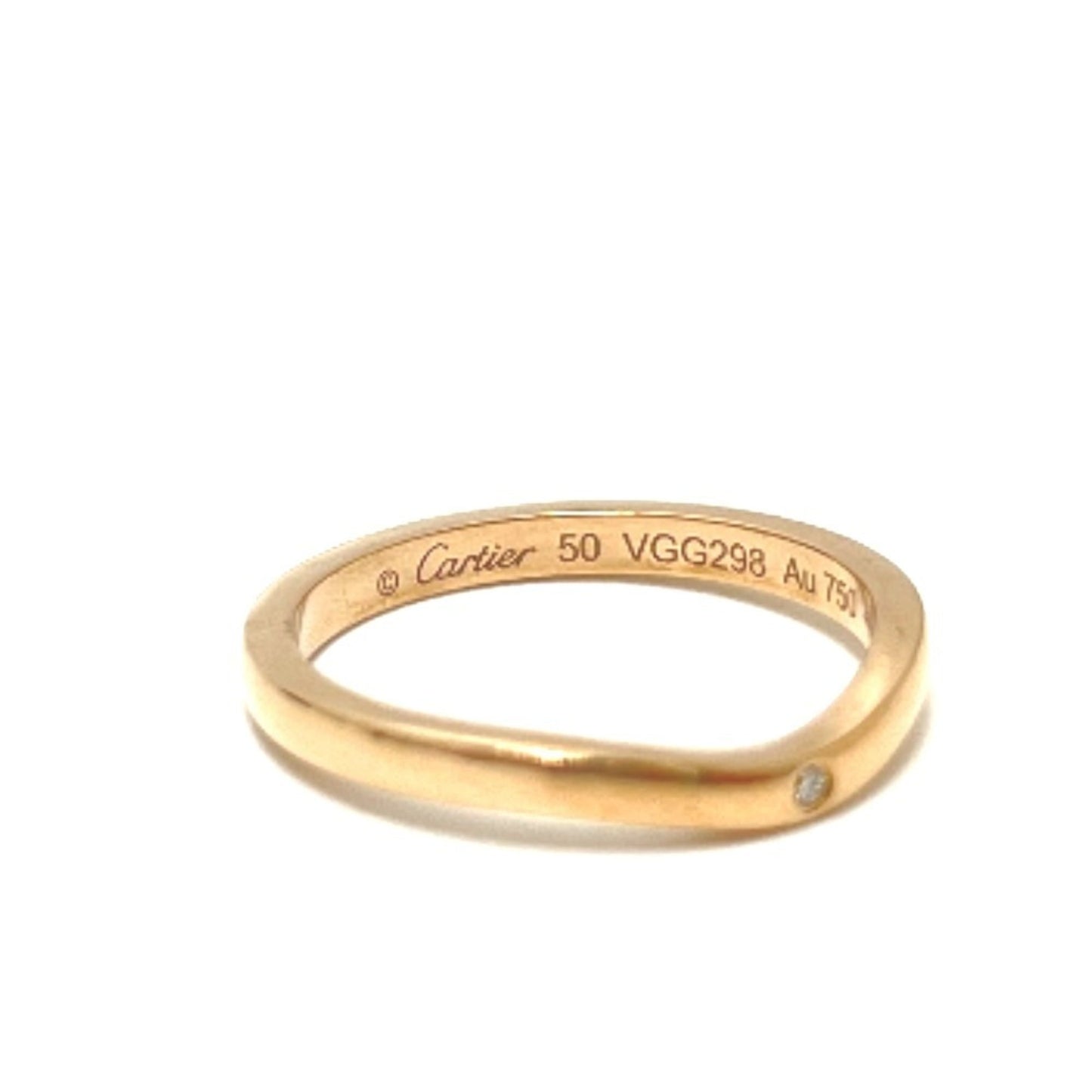 Cartier 18Kpg Ballerina 3P Ring