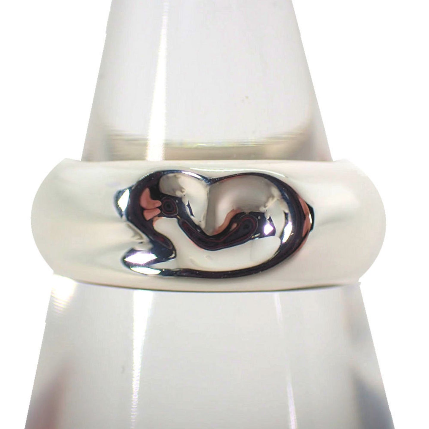 Tiffany 925 Heart Ring Size 11.5 J5-3