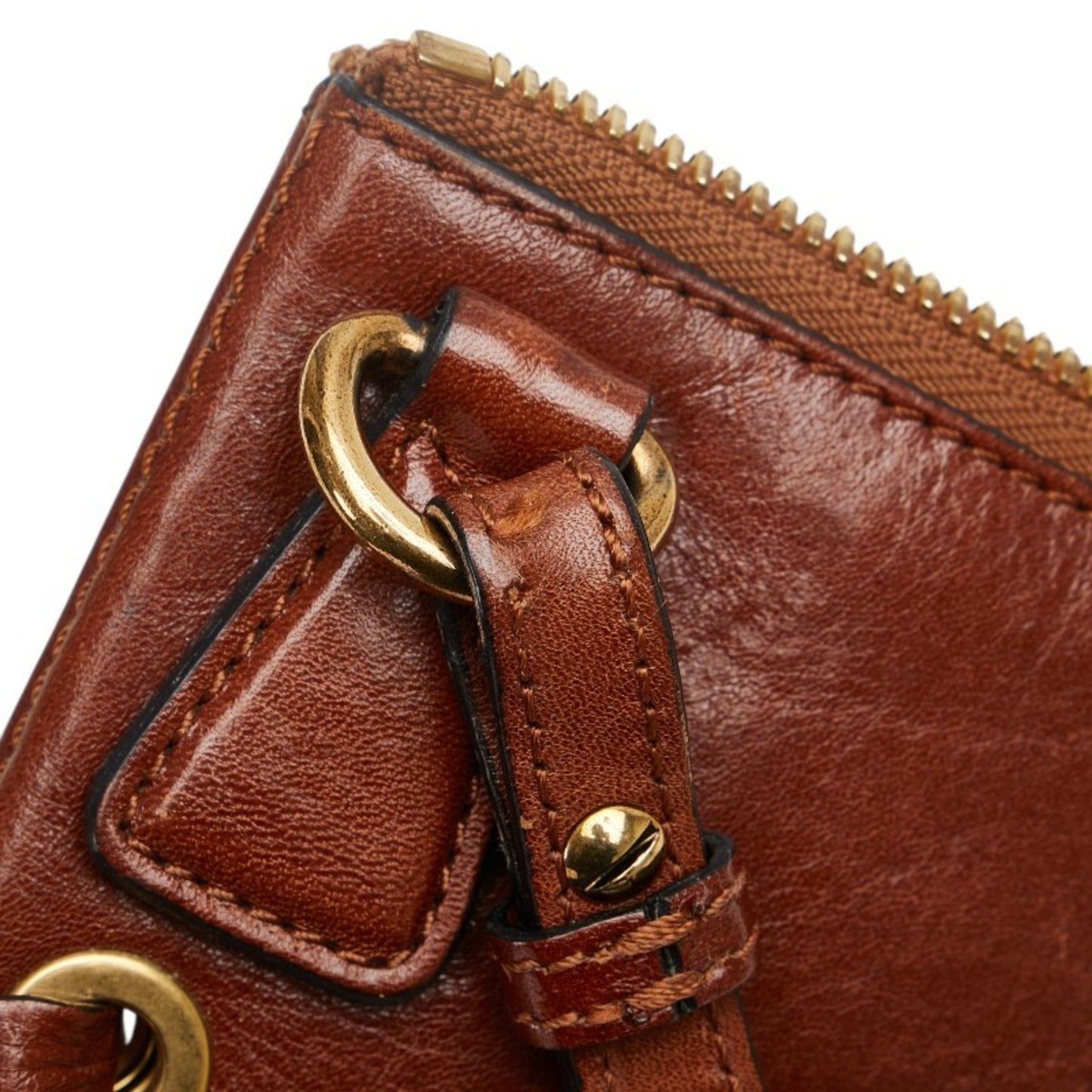 Marc Jacobs Crossbody Shoulder Bag In Brown Leather