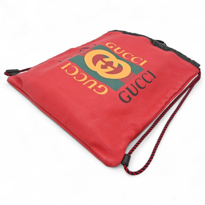 Gucci Coco Capitan Backpack In Hibiscus Red