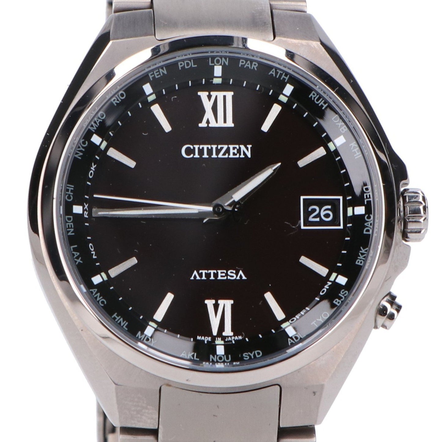 Citizen Cb1120-50G H149 Attesa Perpetual Calendar Eco-Drive Radio-Controlled Wristwatch