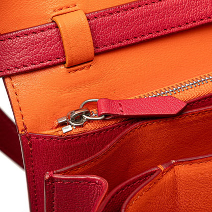 Celine Classic Box Medium Crossbody Shoulder Bag In Pink Leather