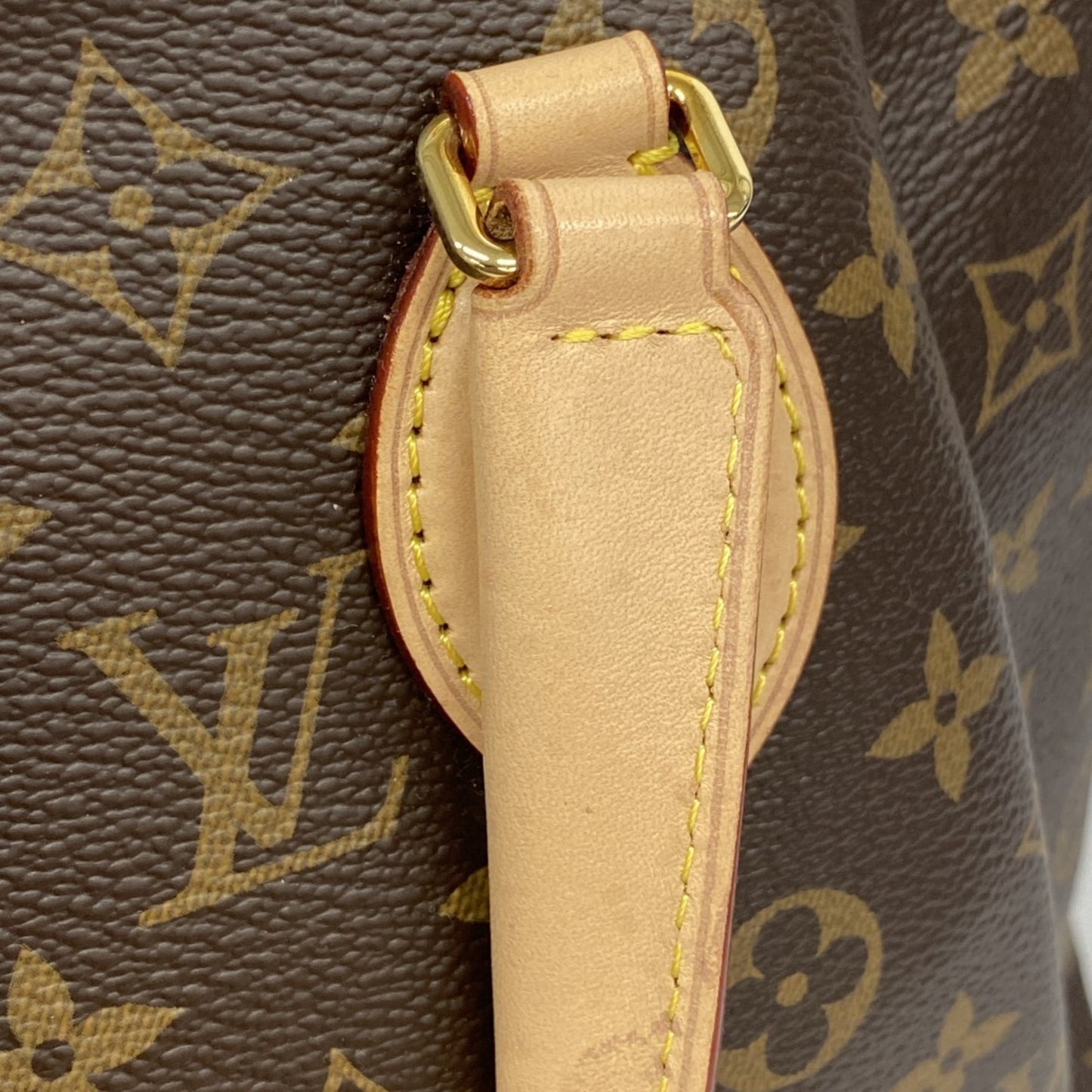 Louis Vuitton Monogram Ribo Mm Handbag M44546 Brown 2-Way Bag